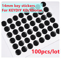 50 100ชิ้น14มิลลิเมตร VVDI keydiy kydz กุญแจรีโมทคริสตัลโลโก้ป้ายสติ๊กเกอร์สำหรับ vwfordkiagmcdaciasuzuki กุญแจรีโมท