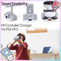 EYJNWV SHOP อุปกรณ์เสริมเกมมีอินดิเคเตอร์ LED อเนกประสงค์สำหรับ PS5 VR ตัวควบคุม VR 2ที่วางหูฟังชาร์จแท่นชาร์จแท่นชาร์จ