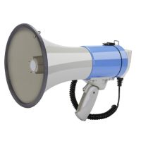 Outdoor Handheld Megaphone Speaker Booth 50W High Power Recordable Loudspeaker Tweeter Megaphones