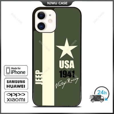Jep Vintage Racing Usa Phone Case for iPhone 14 Pro Max / iPhone 13 Pro Max / iPhone 12 Pro Max / XS Max / Samsung Galaxy Note 10 Plus / S22 Ultra / S21 Plus Anti-fall Protective Case Cover