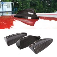 For E90 E60 E70 E84 F22 F30 F10 F34 G30 G20 F15 F16 F25 ABS Carbon Fiber Texture Car Roof Shark Fin Antenna Aerials Cover Trim