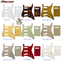 ชิ้นส่วน Pleroo-สำหรับเราสายรอยขีดข่วนแผ้นกันรถกระบะพร้อมรู11รูสำหรับ SSS Pickguard และหลังแผ่นกีตาร์ Pickguard