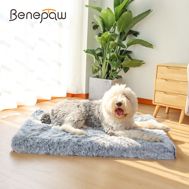 benepaw-ultra-comfort-orthopedic-foam-dog-bed-plush-cosy-skid-resistant-waterproof-pet-mattress-puppy-mat-removable-cover