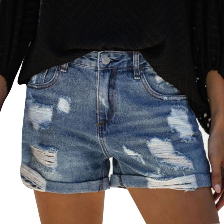 new-in-jean-shorts-womens-plus-size-summer-pants-sexy-jeans-high-waist-slim-hole-shorts-pants-with-pockets