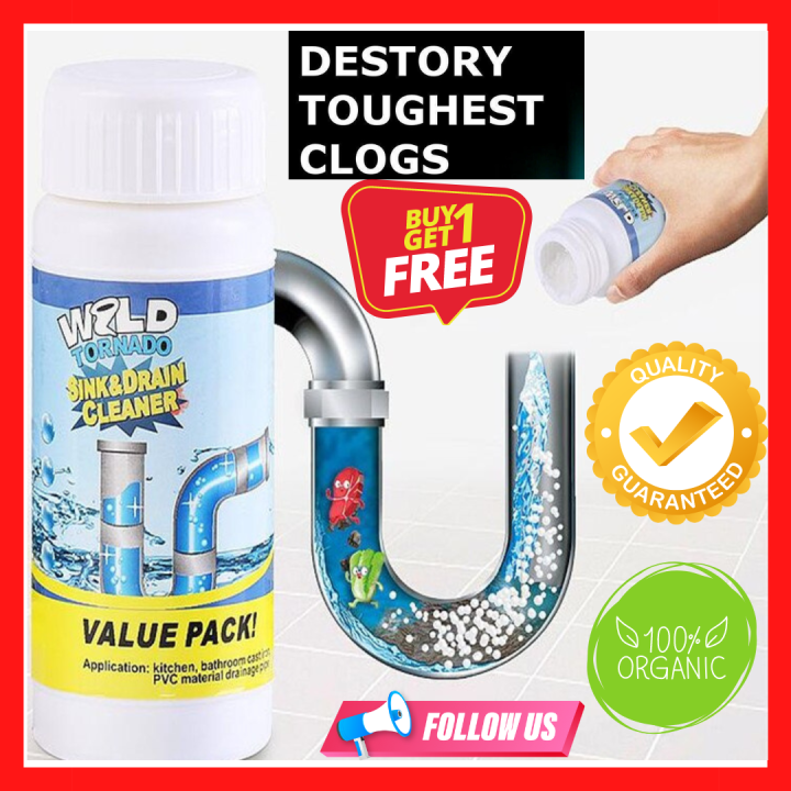 POWERFUL DRAIN DECLOGGER clogged remover drainage sink toilet bowl declogger Tanggal Bara