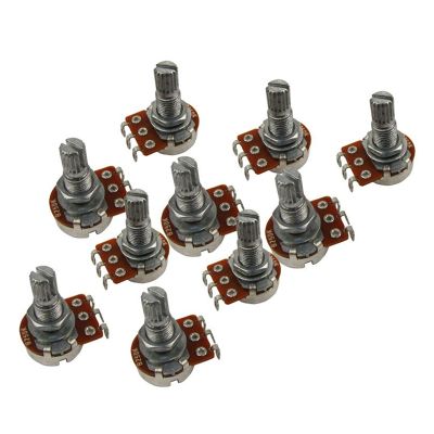 Guitar Small Size Pots Potentiometers For Guitar Bass Parts (Pack Of 10)