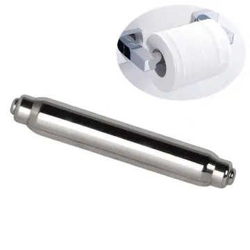 Toilet Paper Holder Roller Bathroom Toilet Roll Holder Insert Spindle,  Plastic Toilet Tissue Flexible Holder Replacement Plastic Spring Loaded