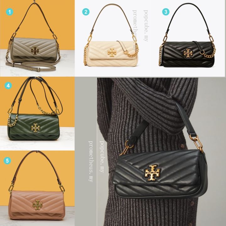 Ready Stock Authentic Tory Burch women Kira chevron chain