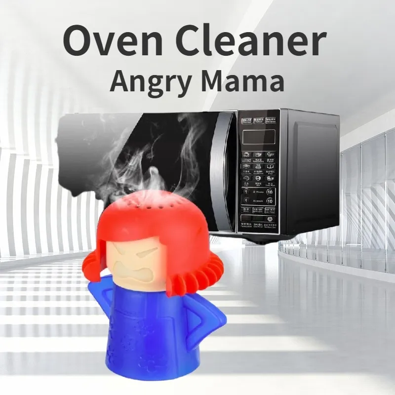 ▻◊℗ Angry Mama Steamer Microwave Oven Cleaner Fridge Refrigerator Deodorizer
