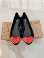 Women Holiday Jelly Shoes Melissa Fashion Heart Round Head Summer Sandals Girl PVC Flat Single Beach Shoes SM127