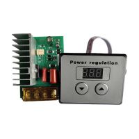 【hot】☌۩ 4000W 220V SCR Voltage Regulator Dimmer Electric Motor Speed Temperature Controller Digital Meters