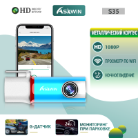 Asawin WiFi Dash กล้องสำหรับรถ Dvr สมาร์ท Full HD 1080จุด Dashcam WIFI อัตโนมัติบันทึกการขับขี่ App ควบคุม Night Vision กล้องรถ