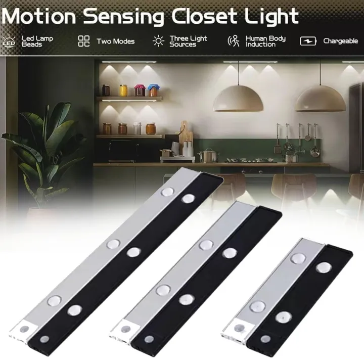 LED Night Light Ultra Thin Under Light Motion Sensor Closet