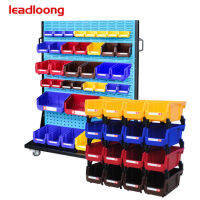 LEADLOONG V1 13.5X10.5X7.6CM ถังเก็บพลาสติกแขวนภาชนะซ้อน624-Pack 5นิ้ว X 4นิ้ว X 3นิ้ว