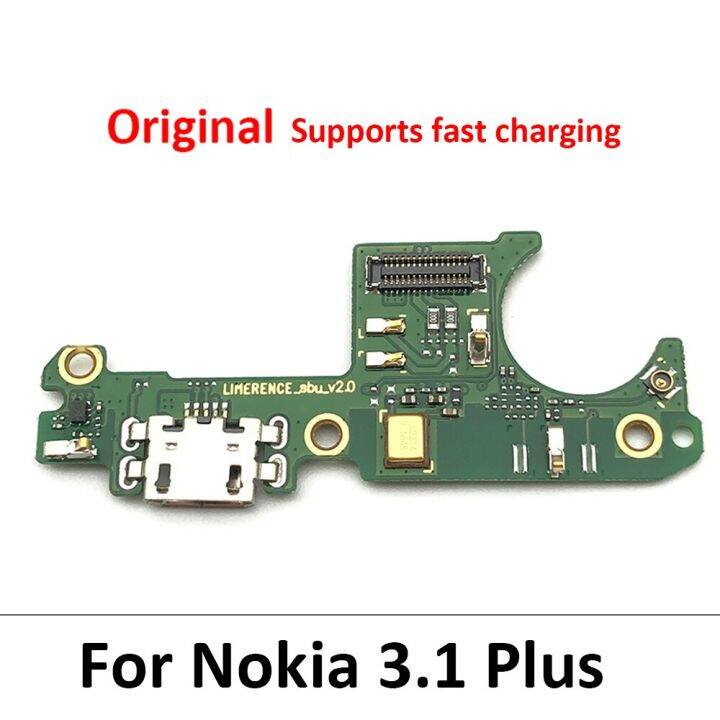 สำหรับ-nokia-7-1-usb-ชาร์จพอร์ตเชื่อมต่อเสาอากาศแท่นชาร์จแผงวงจร-mic-flex-cable-สำหรับ-nokia-3-1-plus-5-1