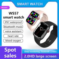 Agbistue 2022 WS57 Smart Watch Men Ladies 2.0 Large Size HD Touch Screen Smart Watch Bluetooth Call Message Reminder Music Play Sports Smart Watch