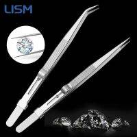 【cw】 Jewelry Pincette with Adjustable Antislip Lock Tweezer Hand Tools 【hot】