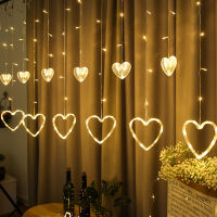 Love String Lights LED Fairy Lights Garland Curtain Lamps Festival light String Bedroom Home Party Wedding Ramadan Decor