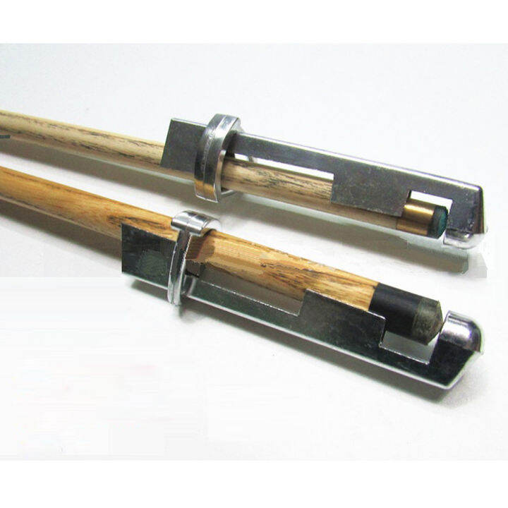 Miusue Alloy Pool Cue Tip Repair Tool Table Snooker Tips Clamp Glue