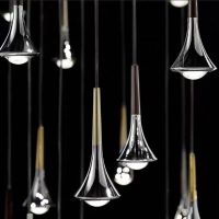 Nordic Minimalist Pendant Light Led Ho Decor Restaurant Bar Living Room Hanging Lighting Suspension Fixture Water Drop Lamp