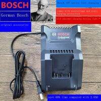 German Bosch ค้อนไฟฟ้าแบตเตอรี่18V แบตเตอร์รี่สว่านไฟฟ้าลิเธียมชาร์จแบบสากลชาร์จเร็วชาร์จ GAL18-40อุปกรณ์เสริม