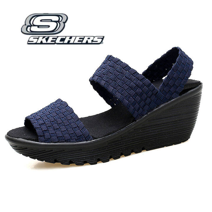 skechers-รองเท้าแตะผู้หญิง-cali-rumbler-wave-สตรี-รองเท้าแตะส้นเตารีด-ส้นสูง-ทอรองเท้า-31778-bbk