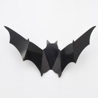 2pcs Halloween Decoration bat spider three-dimensional wall sticker holiday decoration window bedroom garden party scene layout