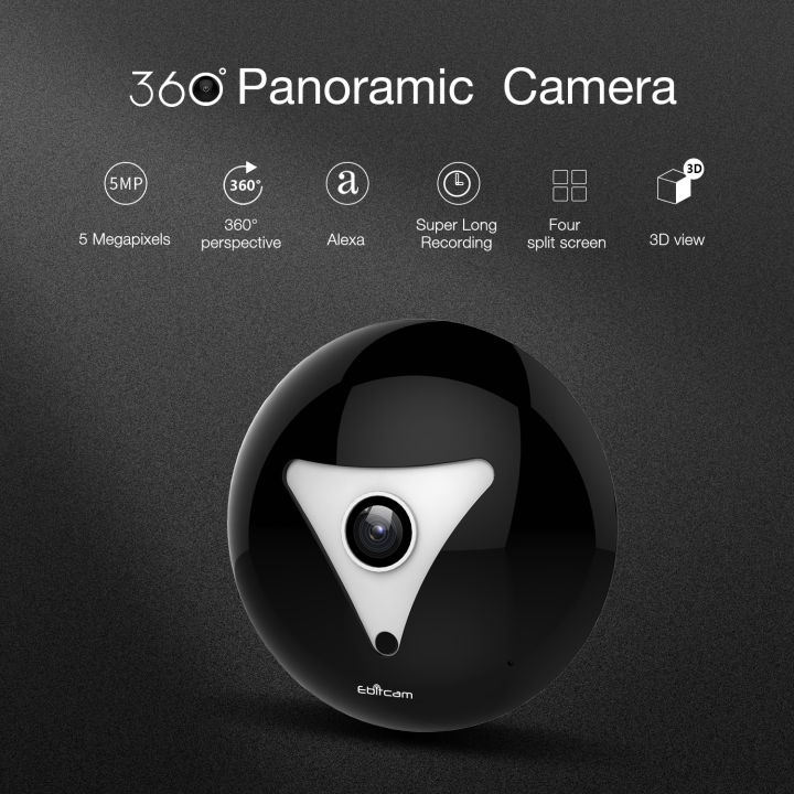 กล้องวงจรปิด-มีไวไฟ-wifi-360-องศา-ip-camera-ebitcam-ebf2-มีเมนูภาษาไทย