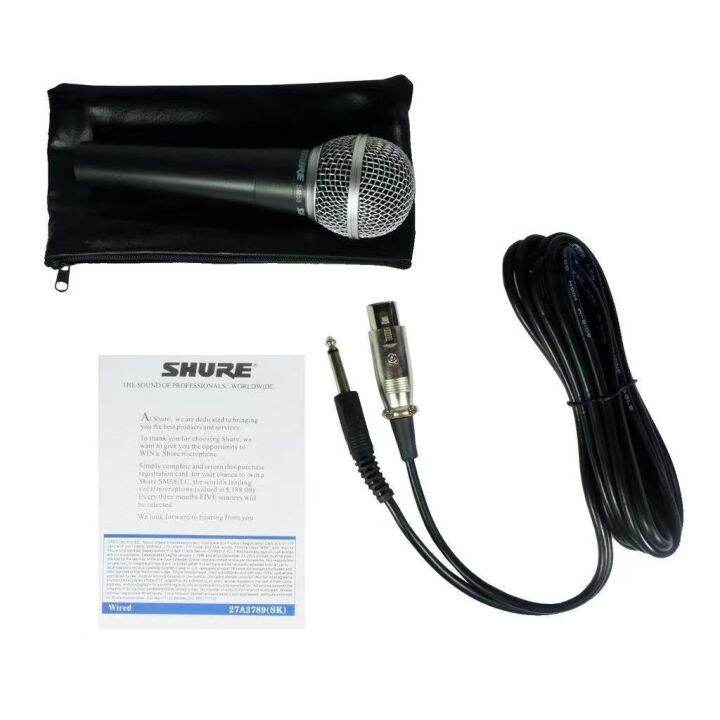 Shure Sm58 Dynamic Microphone Vocal Legendary Live Mic Cable Lazada PH