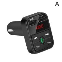 Fast Usb Car Charger Bluetooth 5.0 Fm Transmitter Modulator Player ฟรี3.1a Audio Kits Charger โทรศัพท์มือถือรถมือ Fast M7l9