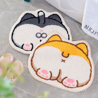 2021Cartoon Corgi Butt Bath Mats Doormats Rugs Floor Rugs Doormats Home For Bathroom Living Room Entrance Door Kitchen Bed Hallway