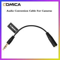 COMICA CVM-CPX 3.5mm Audio Female TRRS to Male TRS Cable Adapter TRRS-TRS Audio Converter for Canon Sony Nikon Cameras