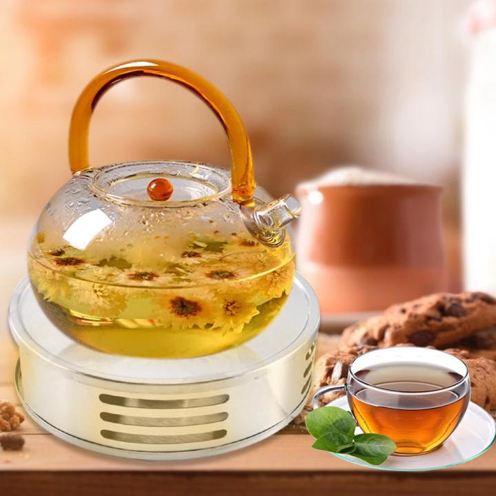 แบบพกพากาน้ำชาอุ่นชาผู้ถือเทียนสแตนเลสอุ่นชาผู้ถือแสง-trivets-กาแฟอุ่นความร้อนฐานกาน้ำชาถือ