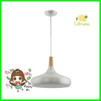 ไฟช่อ EGLO SABINAR 96986 สีเงิน/ไม้ 1 หัวPENDANT LAMP EGLO SABINAR 96986 SILVER/WOOD 1-LIGHT **ด่วน สินค้าเหลือไม่เยอะ**