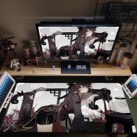 Mouse Mats Computer Pad Mouse Pads Cute Kawaii Gaming Accessories Carpet Gamer Anime Genshin Impact Hutao Table Mat Desk Mat