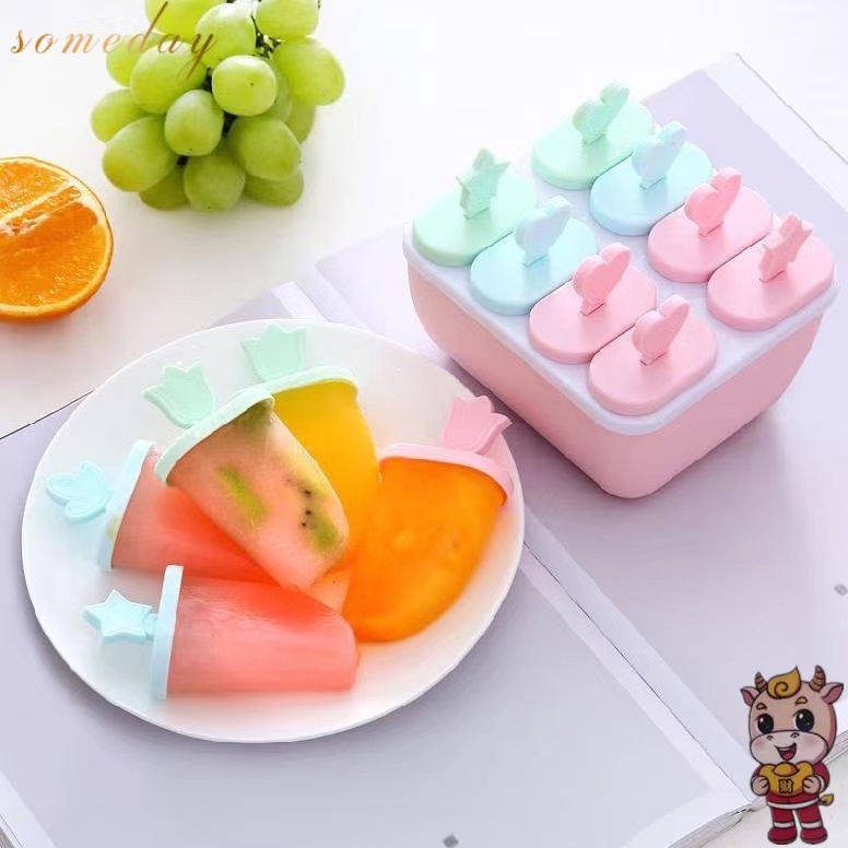 Frozen Ice Cream Lolly Juice Maker Mold Mould Popsicles Yogurt Icebox Welcome