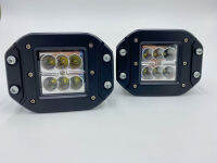 ไฟสปอร์ตไลท์ LED 12v ไฟLED พร้อมชุดน็อตติดตั้ง สำหรับติดกันชนหน้าและกันชนท้าย เพื่อตัดหมอก/เป็นไฟ-ไฟเบรค สีขาวและสีแดง มาตราฐานIP65 กันน้ำ