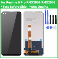 สำหรับ Realme 6 Pro RMX2061 RMX2063จอแสดงผล LCD Touch Screen Glass Digitizer Assembly เปลี่ยนหน้าจอ LCD อะไหล่