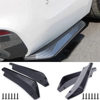 【CW】Universal Car Front Rear Bumper Strip Lip Spoiler Diffuser Splitter Scratch Protector Carbon Fiber Winglets Side Skirt Extension