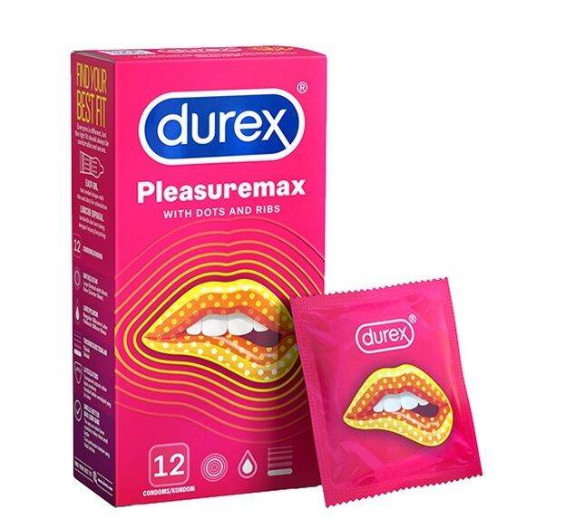 Durex Pleasuremax With Dots And Ribs Condoms 12s Lazada