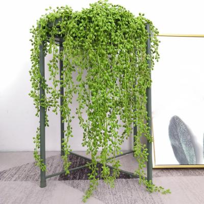 【cw】Artificial Plants 5 Forks Fake Leaves 75cm Long Lover Tears Succulents Home Window Wall Hanging Decoration Wedding Party Supply