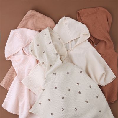 【jw】△☁□  New Baby  Cotton Hooded Cap Newborn Cape Soft Kids Bathing Infant Washcloth Accessories