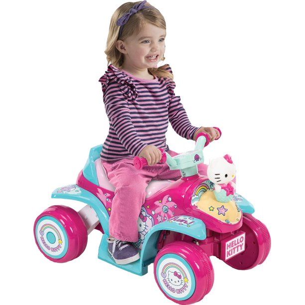 รถ-hello-kitty-6v-girls-electric-ride-on-bubble-quad-สีชมพู-โดย-huffy-ราคา-5-990-บาท