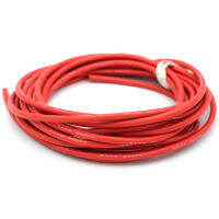 สายไฟซิลิโคน Flexible Silicone 6AWG(ตัดแบ่งจากม้วนใหญ่ ยาว 1ม.)