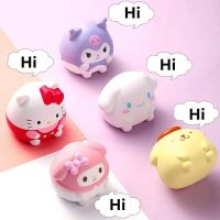 ของเล่นบีบสกุชชี่ รูปการ์ตูน Sanrio Squishy Kawaii MyMelody Kuromi Cinnamoroll Pompom Purin ความเครียด 5 แบบ