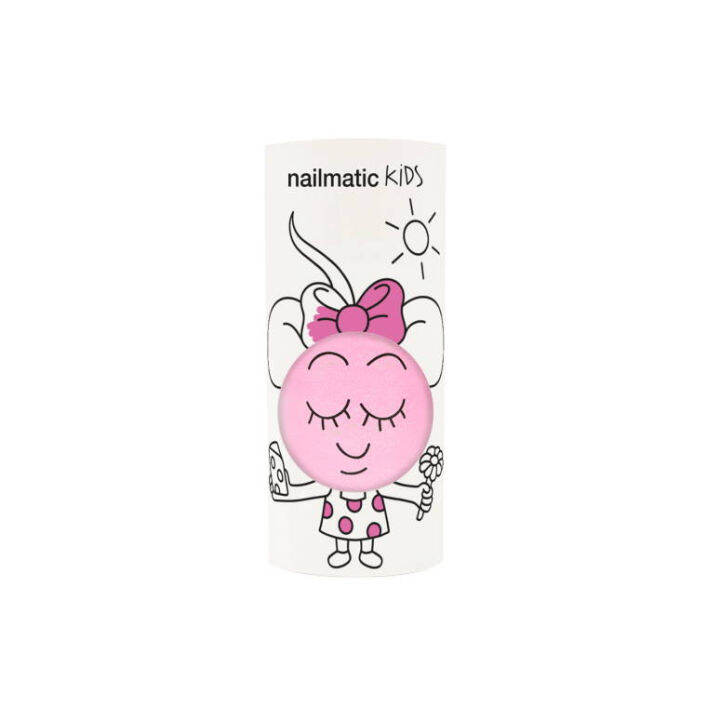 ยาทาเล็บเด็ก-nailmatic-kids-สูตรน้ำ-ปลอดภัย-ล้างออกได้ด้วยน้ำสบู่-dolly-neon-pink-pearl