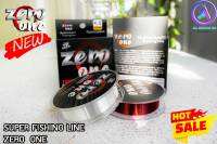 สายเอ็น SUPER FISHING LINE  ZERO  ONE สีใส/สีแดง ความยาว 100 เมตร  มีความเหนียวและทนต่อการขีดข่วนได้ดี  จมน้ำไว สายโหลด เส้นเล็ก