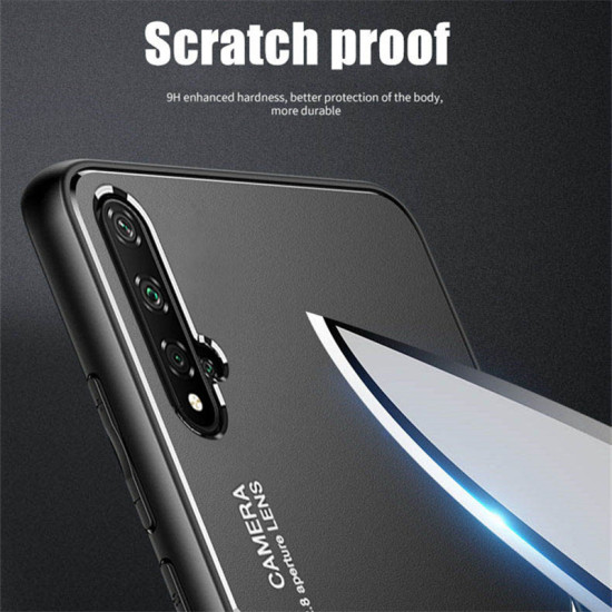 Roazic for huawei nova 5t phone case metal frosted back shell soft tpu - ảnh sản phẩm 3
