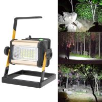 Rechargeable 50W 36LED Portable LED Flood Spot Work Light Camping Lamp 18650 Projector Floodlight