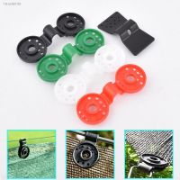 ۩ 1 100pcs Plastic Sun Shading Net Clip Home Fence Installation Hook Greenhouse Sunshade Net Clamp Outdoor Tent Hang Expand Tool